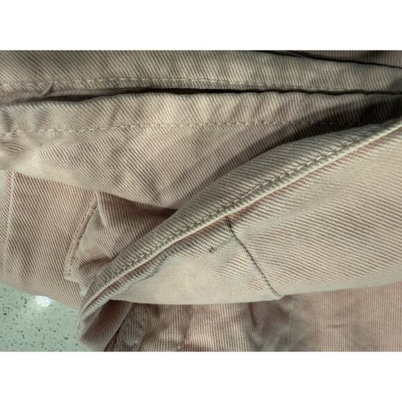 ZARA Wide Leg Cropped Pants Gold Button Detail Size 2 Elegant Chic Minimalist - Picture 9 of 9